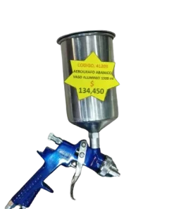 AEROGRAFO ABANICO VASO ALUMINIO 1000 ml. (SUPERIOR)